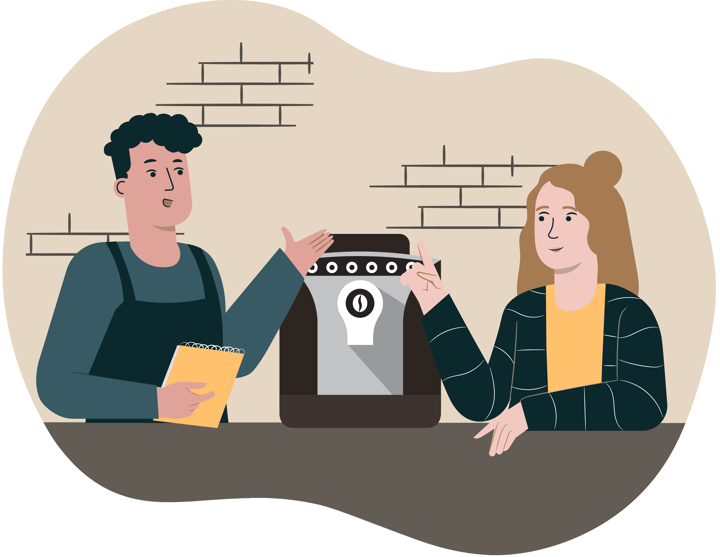 Der Handwerker Meister repariert den Kaffeevollautomaten